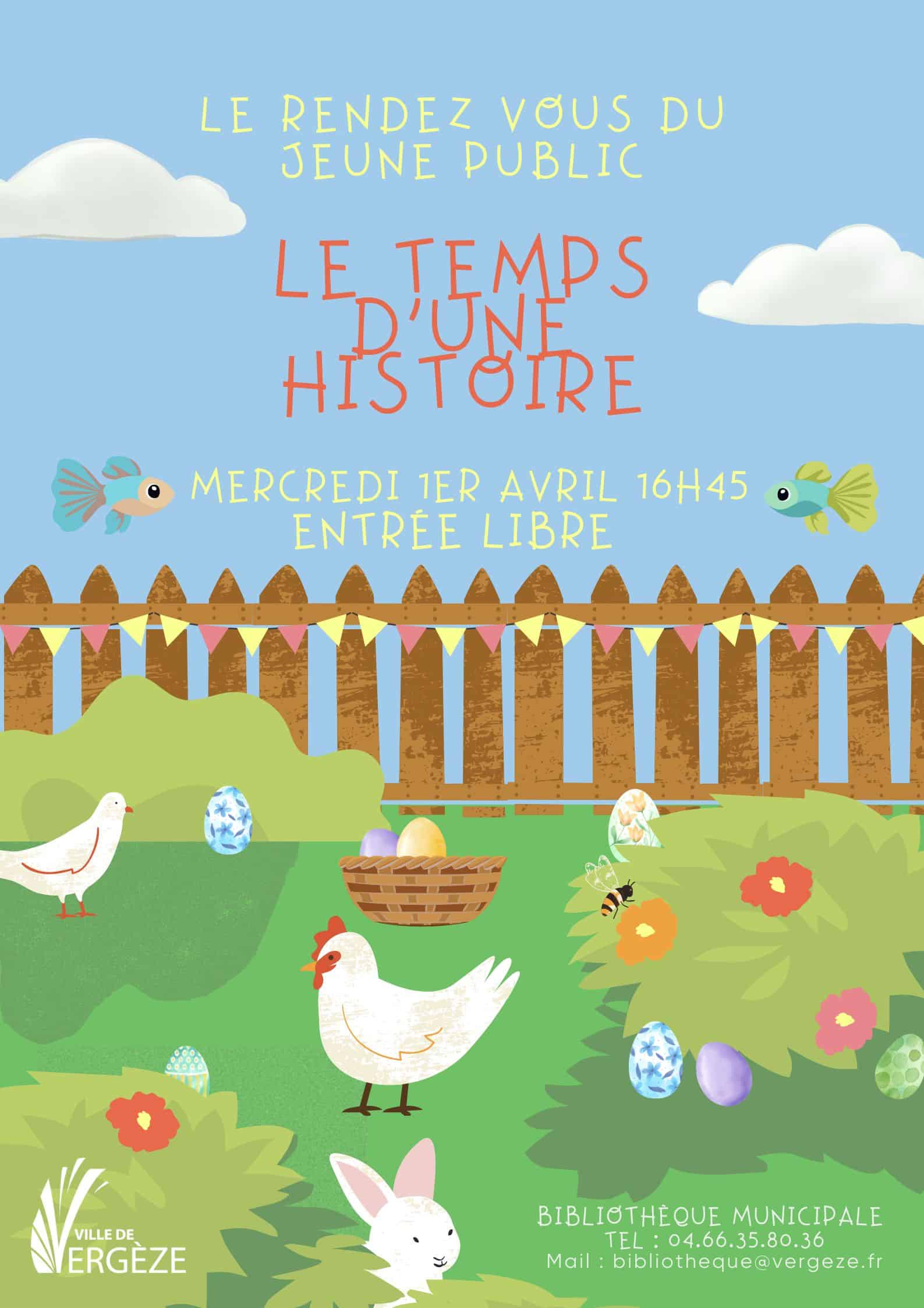 Le temps d'une histoire Avril