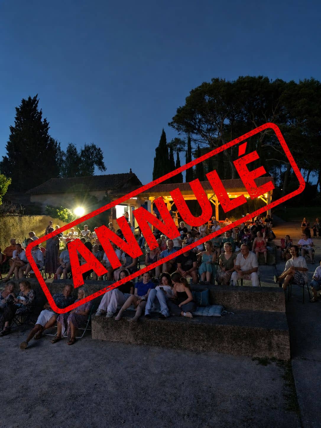 annulation ciné plein air